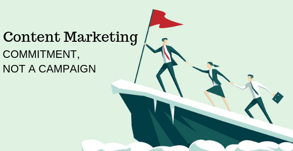 Content Marketing — Commitment, Not a Campaign